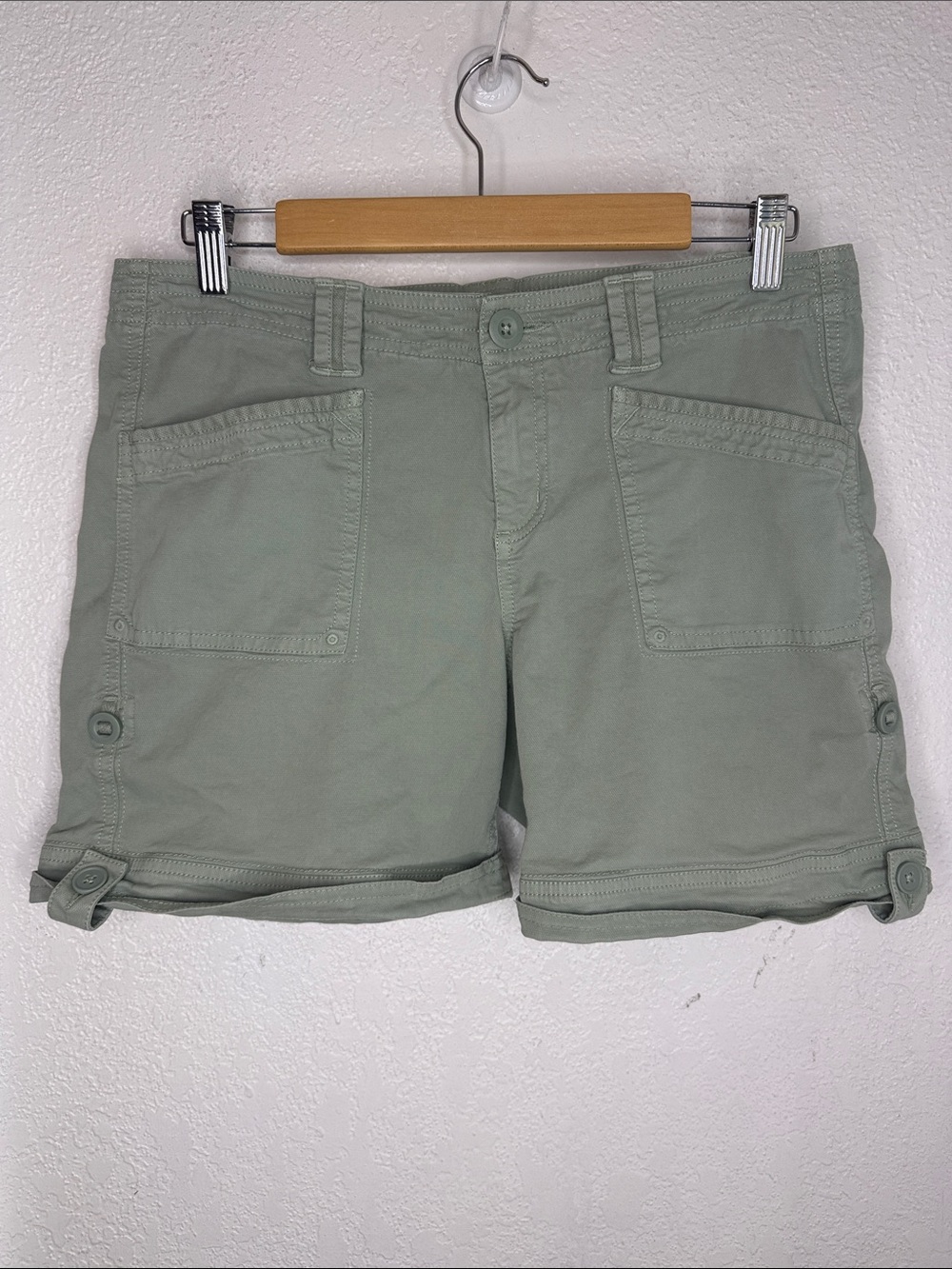 Aventura Sage Green Utility Shorts Outdoor Hiking Travel Granola Girl PNW